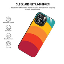 Bornstud Retro Sunset Printed Case for iPhone 15 Pro