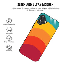 Bornstud Retro Sunset Printed Case for iPhone 16 Plus