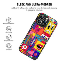 Bornstud Pop Art Collage Printed Case for iPhone 13 Pro