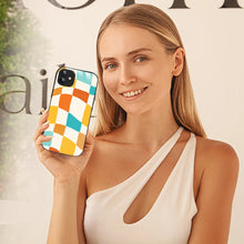 Bornstud Retro Checkerboard Printed Case for iPhone 12