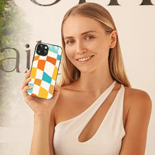 Bornstud Retro Checkerboard Printed Case for iPhone 14