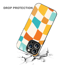 Bornstud Retro Checkerboard Printed Case for iPhone 15 Pro