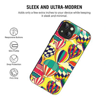 Bornstud Vibrant Hot Air Balloons Printed Case for iPhone 14