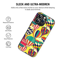 Bornstud Vibrant Hot Air Balloons Printed Case for iPhone 14 Pro