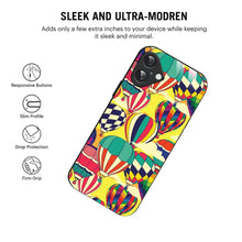 Bornstud Vibrant Hot Air Balloons Printed Case for iPhone 16 Plus