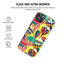 Bornstud Vibrant Hot Air Balloons Printed Case for iPhone 11 Pro