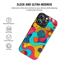 Bornstud Cosmic Chaos Printed Case for iPhone 15 Pro