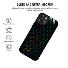 Bornstud Neon Hive Printed Case for iPhone 15 Plus