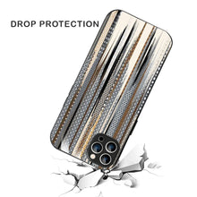 Bornstud Metallic Stripes Printed Case for iPhone 12 Pro