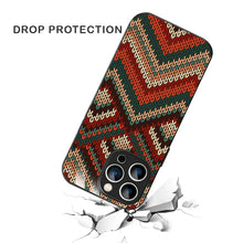 Bornstud Cozy Knit Chevron Printed Case for iPhone 14 Pro