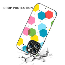 Bornstud Geometric Honeycomb Printed Case for iPhone 14 Pro