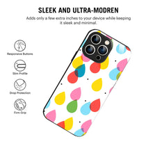Bornstud Colorful Raindrop Delight Printed Case for iPhone 15 Pro