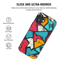 Bornstud Urban Shards Multi-Color Printed Case for iPhone 16