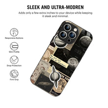 Bornstud Galaxy Solar collage Printed Case for iPhone 16 Pro