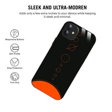 Bornstud Galaxy Solar collage Black & Red Printed Case for iPhone 12