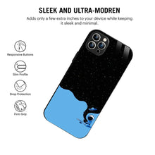 Bornstud Galaxy Astronouts blue Printed Case for iPhone 12 Pro