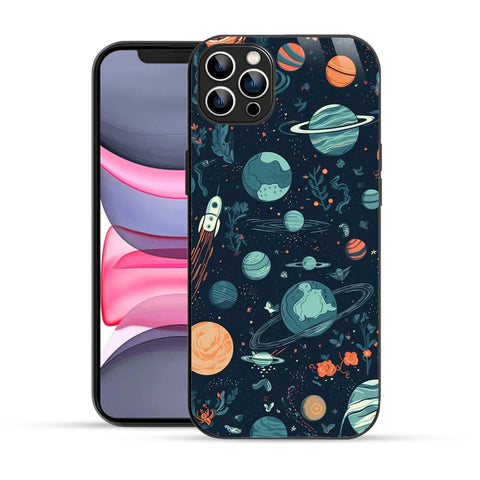 Bornstud Galaxy green Printed Case for iPhone 12 Pro