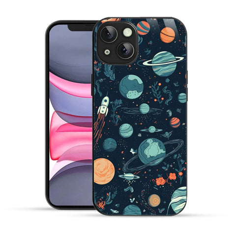Bornstud Galaxy green Printed Case for iPhone 14