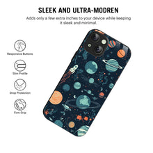 Bornstud Galaxy green Printed Case for iPhone 14 Plus