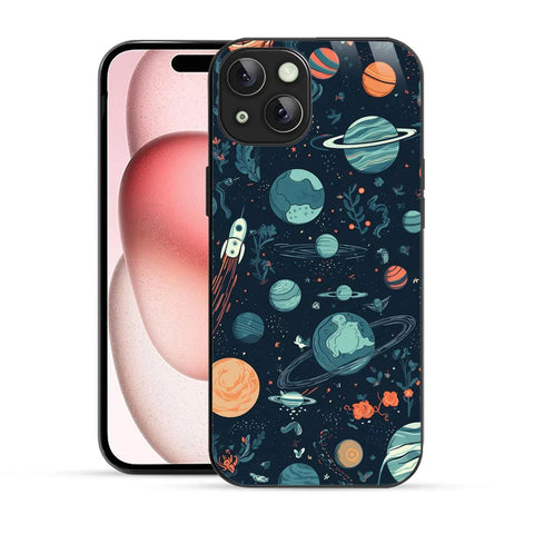 Bornstud Galaxy green Printed Case for iPhone 15 Plus