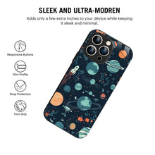 Bornstud Galaxy green Printed Case for iPhone 15 Pro