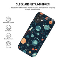 Bornstud Galaxy green Printed Case for iPhone 16