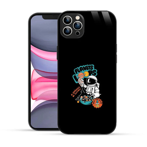 Bornstud Galaxy Planet loops Printed Case for iPhone 12 Pro