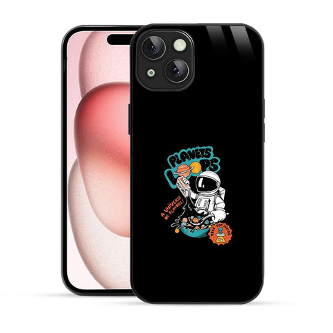 Bornstud Galaxy Planet loops Printed Case for iPhone 15 Plus