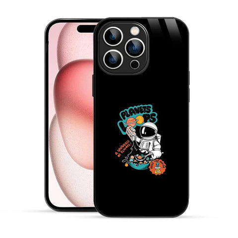 Bornstud Galaxy Planet loops Printed Case for iPhone 15 Pro