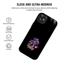 Bornstud Galaxy Astronout skate Printed Case for iPhone 12