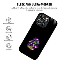 Bornstud Galaxy Astronout skate Printed Case for iPhone 16 Pro