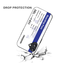 Bornstud Personalised my Boarding Pass Printed Case for iPhone 16 Cobalt