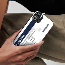 Bornstud Personalised my Boarding Pass Printed Case for iPhone 12 Pro Ebony Clay