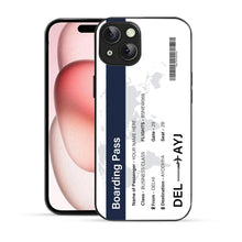 Bornstud Personalised my Boarding Pass Printed Case for iPhone 15 Ebony Clay