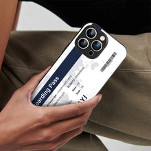 Bornstud Personalised my Boarding Pass Printed Case for iPhone 15 Pro Ebony Clay