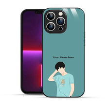 Bornstud Personalised my Name Printed Case for iPhone 13 Pro Blue - Bornstud