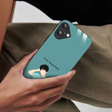 Bornstud Personalised my Name Printed Case for iPhone 16 Blue - Bornstud