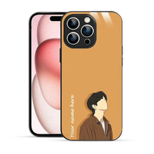 Bornstud Personalised my Name Printed Case for iPhone 15 Pro Sand Brown - Bornstud