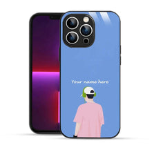 Bornstud Personalised my Name Printed Case for iPhone 13 Pro Pastel Blue - Bornstud
