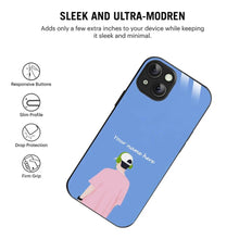 Bornstud Personalised my Name Printed Case for iPhone 14 Pastel Blue - Bornstud