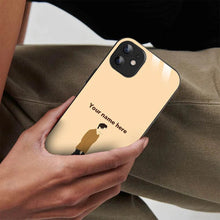 Bornstud Personalised my Name Printed Case for iPhone 12 Light Peach - Bornstud