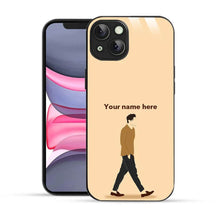 Bornstud Personalised my Name Printed Case for iPhone 14 Plus Light Peach - Bornstud