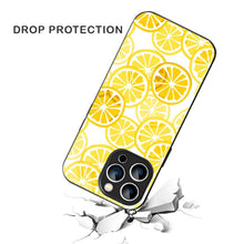 Bornstud Lemon Aesthetic iPhone 15 Pro Mobile Back Cover – 2D Glass Printed Elegance - Bornstud