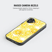 Bornstud Lemon Aesthetic iPhone 16 Pro Mobile Back Cover – 2D Glass Printed Elegance - Bornstud