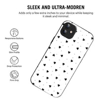Bornstud Aesthetic Black Heart iPhone 11 Mobile Back Cover – Premium Style & Protection - Bornstud