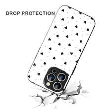 Bornstud Aesthetic Black Heart iPhone 15 Pro Mobile Back Cover – Premium Style & Protection - Bornstud