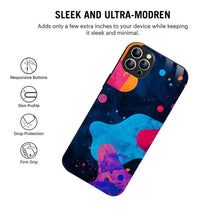 Bornstud Aesthetic Liquid Color Mobile Cover for iPhone 12 Pro Max – Fluid Elegance with Superior Protection - Bornstud