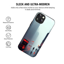 Bornstud City Skyline Mobile Cover for iPhone 14 Plus – Vibrant Elegance with Premium Protection - Bornstud