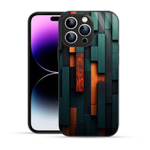 Bornstud Wooden design Mobile Cover for iPhone 14 Pro – Vibrant Elegance with Premium Protection - Bornstud