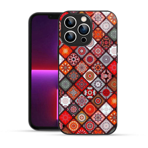 Bornstud Mandala Tapestry Multicolor Mobile Cover for iPhone 13 Pro – Vibrant Elegance with Premium Protection - Bornstud